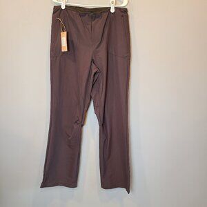 Paskho Pants NWT Nylon Pant Mens Small Chocolate Brown